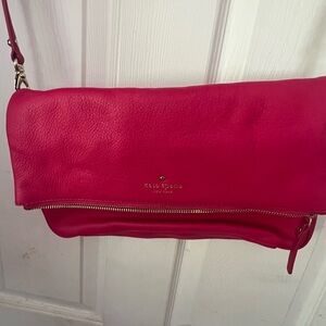 Kate Spade Fuchsia Leather Wristlet